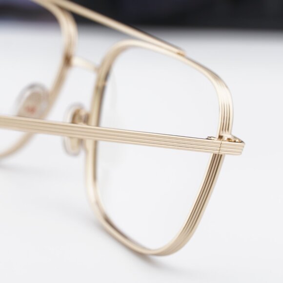 Victoria Beckham VB221 011 Square Eyeglasses - Black Gold 55mm main image 9